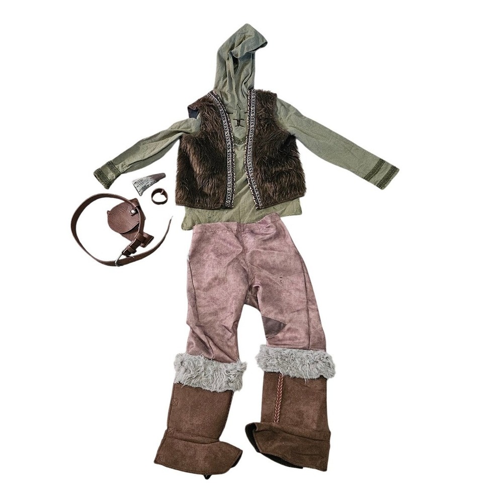 DreamWorks How to Train Your Dragon Hiccup Costume Set Kids 2T Green Brown